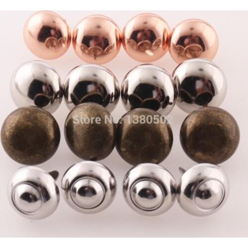 50pcs/lot 18mm/20mm silver/bronze/ rose gold color large Brads for Scrapbooking Decorative Brad DIY handmade accessories