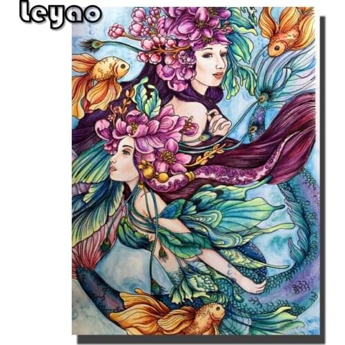 Large Tree of Life Elephant Animal Diamond Painting Abstract Indian Hippie Mandala Bohemian Style Picture Bedroom Home Decor