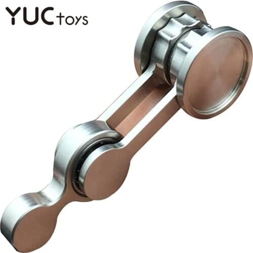 Chaotic Pendulum 304 Stainless Steel Fingertip Gyro Double Pendulum Stainless Steel Edc Adult Decompression Toy Manual Rotator