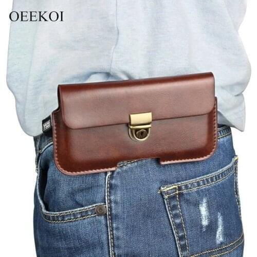 OEEKOI PU Leather Belt Clip Pouch Cover Case for Jiayu G4 Turbo/G5S/G5C/G5/G4S/G4C/G2F/G3C