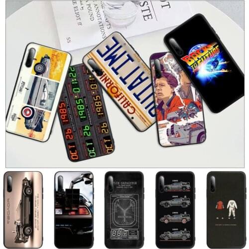 Back To The Future Black Silicone Cell Phone Case Cover For Samsung Galaxy S9 S10 S20 S21 S30 Plus Ultra S10e S7 S8