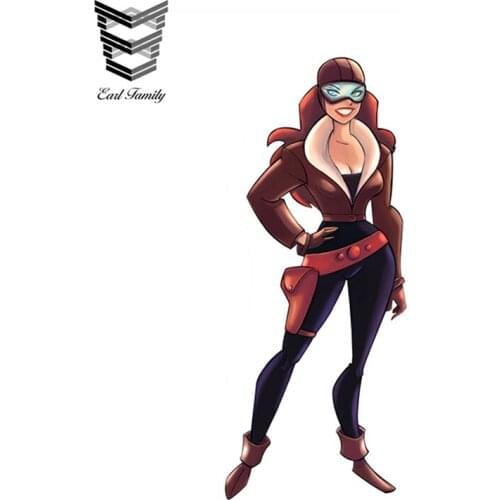 EARLFAMILY 13cm x 5.3cm Cartoon Roxy Rocket Vinyl Sticker Anime Auto Motorcycle Tuning Decal Car Sticker Window Tailgate Decals