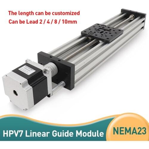 Hpv7 openbuilds C-beam activator linear z-t8 axis lead screw t8-2 / 4 / 8 / 12 / 14mm NEMA 23.8a stepper motor
