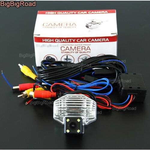 BigBigRoad Car Rear View Reverse Backup Camera with Filter / power relay For Toyota Corolla 2007 2008 - 2013 / ist Urban Cruiser