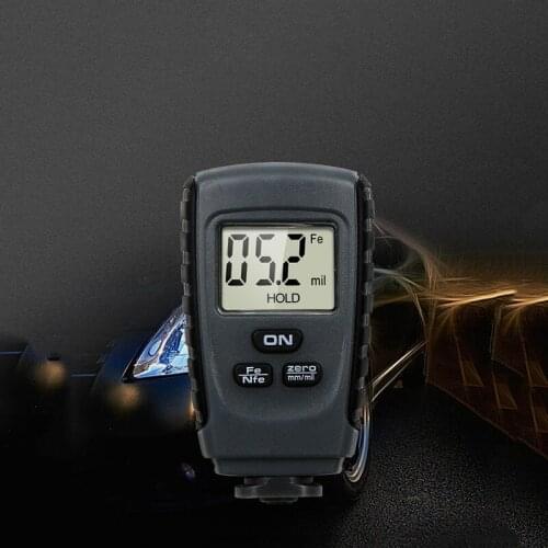 Paint Coating Thickness Gauge Digital Tester Meter Instrument Iron Aluminum Base Metal Car Automotive Non-Metal 0-1.25 mm