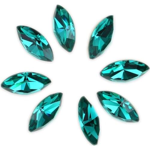 Horse Eye Pointback Nails Art Rhinestones Strass Glass Crystal Rhinestone Applique Nail Art Decorations For Clothes Needlework