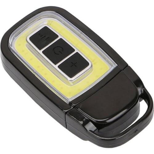 Mini LED Rechargeable Work Light Waterproof Lighting COB Keychain Light, 3 Lighting Modes, Job Site Lighting for Car Repairing