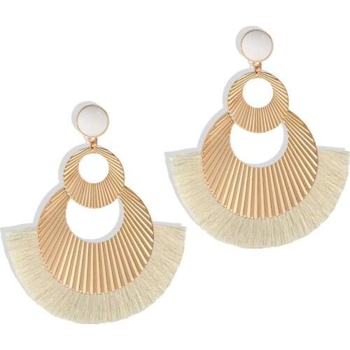 The New Arrival Black Tassel Earrings For Women Fashion Crystal Vintage Tassel Earrings Elegant Graceful Lady Hot Sale