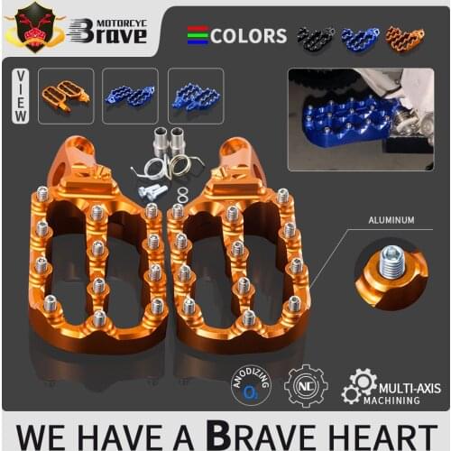 Motorcycle CNC Footrest Footpeg Foot Pegs For KTM 85 125 150 250 300 350 450 500 exc SX SXF XCF EXCF XCW 2017 2018 2019 2020