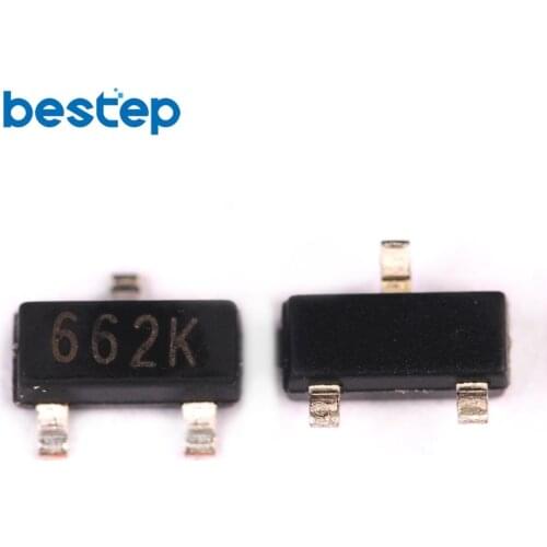 50PCS XC6206P332MR(662K) 3.3V/0.5A Positive Fixed LDO Voltage Regulator SOT-23