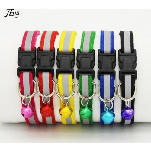 Dog cat traction rope chain collar pet dog leash telescopic dog collar bells pet products 6 colors 2 Sizes