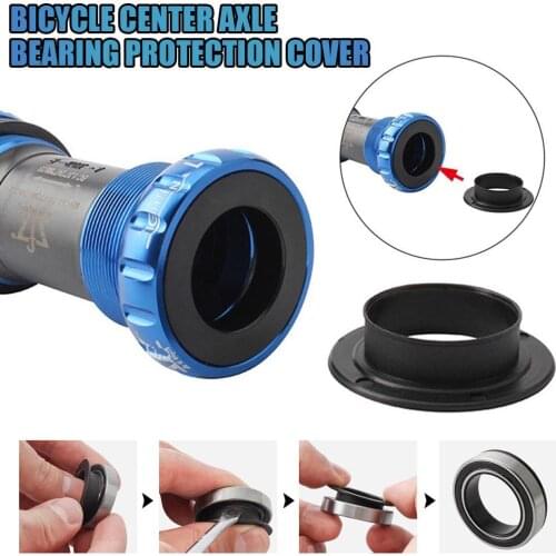 Outdoor Bicycle Dust-proof Press-in Type Of Bicycle Bottom Axle Bearing Protection Cover Black Bike Bicycle Accessories