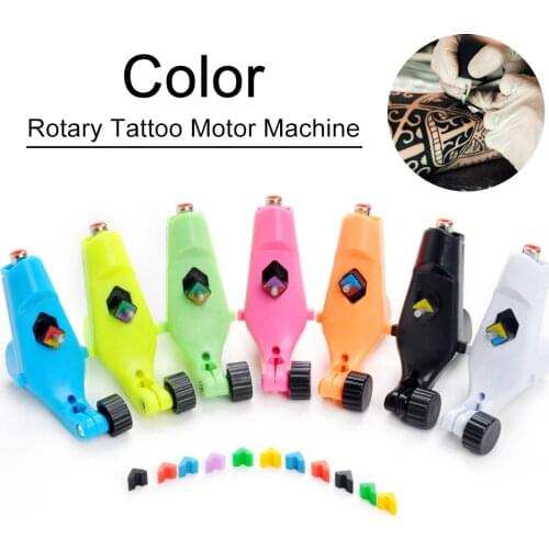 Rotary Tattoo Machine Shader & Liner 6 Colors Assorted Tatoo Motor Gun For Tattoo Gun Motor Microblading