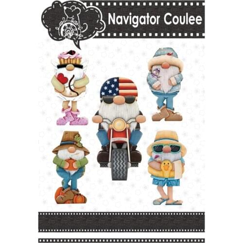 Christmas creative dwarf metal cutting mold scrapbook layered drawing DIY craft supplies decoration background punching 2021 new