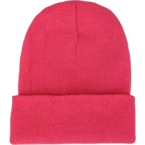 13Colors Hot Sale 2020 Fashion Knitted Neon Women Beanie Girls Autumn Casual Cap Womens Warm Winter Hats Unisex