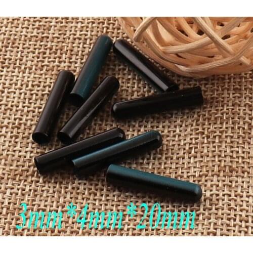 20 PCS Metal Cord end Tips,Cord End Buckle Cap Rope Buckle,Craft Cord Locks Cord Lock Craft Cord Locks, End Tips DIY -3mm