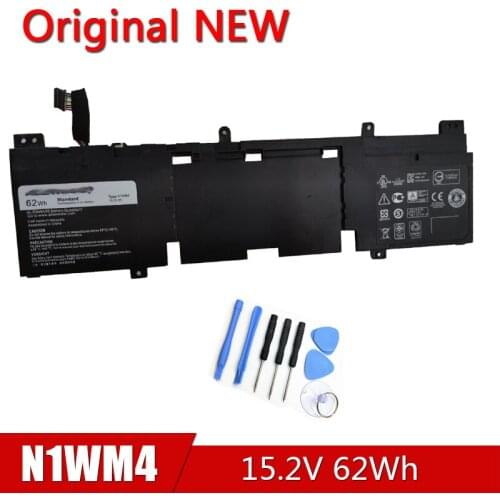 N1WM4 NEW Original Laptop Battery For Dell Alienware 13 R2 Series 15.2V 62Wh 2VMGK 062N2T 2P9KD