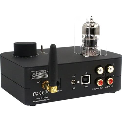 AUNE T1S HIFI DSD Tube Headphone Amplifier, USB DAC Headphone Amp Tube 24Bit/192K, with Bluetooth