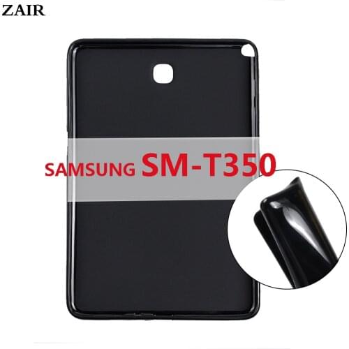 Case For Samsung Galaxy Tab A 8.0 inch 2015 SM-T350 sm-T355 Bendable Soft Silicone TPU Protective Shell Shockproof Tablet Cover