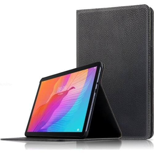 Case Cowhide For Huawei MatePad T10S 10.1 AGS3-W09 L09 Protective Cover Genuine Leather case for Matepad T10 S T10s 10.1" Tablet