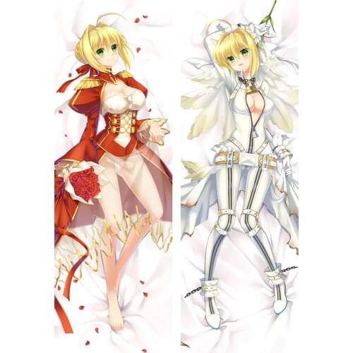 Japane Anime Nero Claudius red saber Dakimakura Pillowcase Fate Fate/EXTRA Dakimakura Hugging Body Throw Pillow Case cover Case