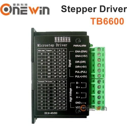 TB6600 stepper motor driver 32 segments upgraded version 4.0A 42VDC for wood cnc router