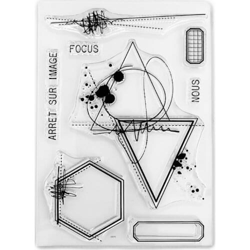 French stamp Clear Stamp for Scrapbooking Transparent Silicone Rubber DIY Photo Album Decor 103