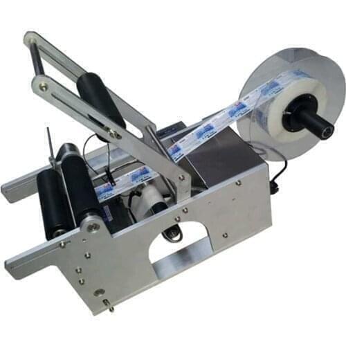 Hot selling easy operate semi automatic round bottle labeling machine with CE