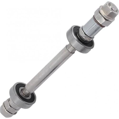 Bicycle Wheel Hub Axle Metal 6000 Bearing Front Rear Bicycle Wheel Hub Axle Mountain Road Bike Shaft Lever Bicycle Accessories