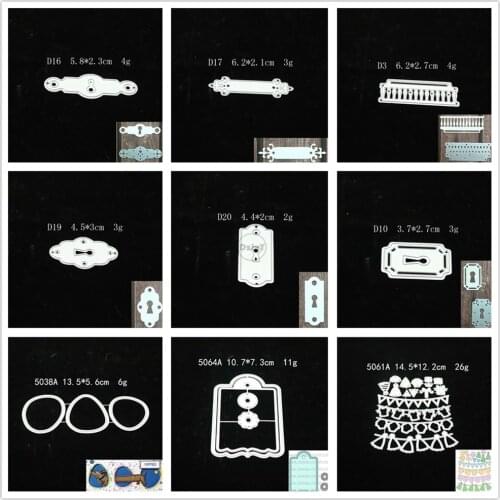 28 Styles) 2021 Tags Metal Cutting Dies DIY Scrapbooking Paper Photo Album Crafts Label Mould Cards Punch Bottle Stencils
