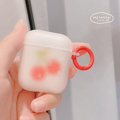 Cute Gradient Love Pattern Earphone Cases For Apple AirPods 1 2 3 Soft Clear Headphone Cover For Air Pods Pro Charging Box Ring