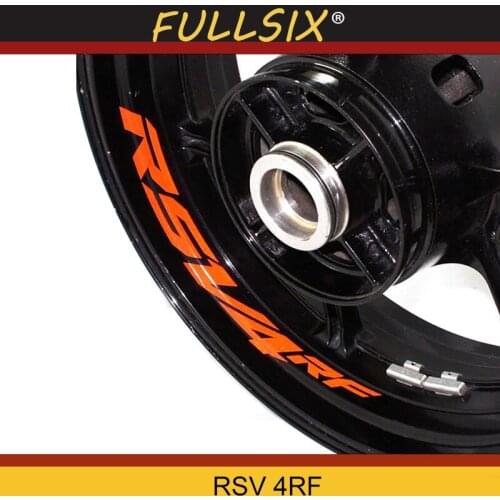 Motorcycle Wheel Sticker Decal Reflective Rim Bike Motorcycle Suitable for APRILIA RSV 4RF