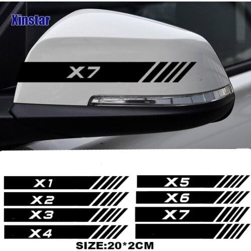 2pcs rearview mirror Sticker for SEAT FR LEON IBIZA Tribu Ronda Exeo Cordoba Altea Arosa