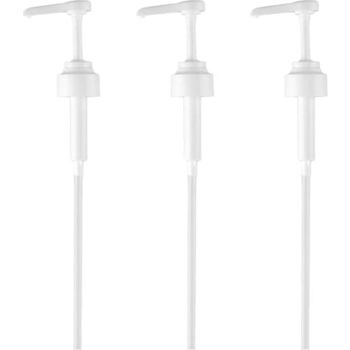 3Pcs Oil Cap Pump Top Dispenser Nozzle for Oyster Sauce Ketchup Bottle Convenient to Use and Avoid Waste-White