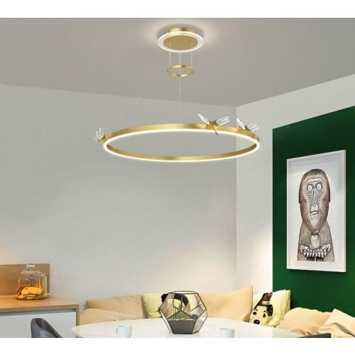 Nordic Ins Luxury Bedroom Pendant Lights Lighting Living Room Lamp Modern Minimalist Kitchen Dining Bar Butterfly Chandelier