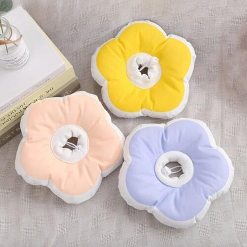 Elizabeth Collar Adjustable Neck Collar Cotton Pet Cone E-Collar With Cute Flower Pattern For Cat And Dog Pet Collar Waterproof