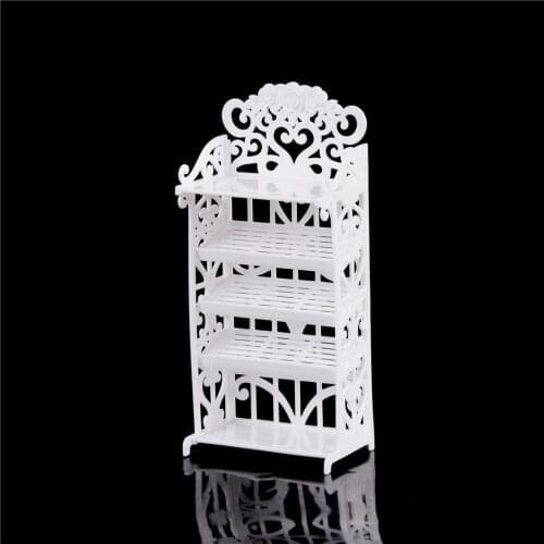 Plastic cute Doll house Doll Shoes Rack Playhouse Accessories For Mini Doll Furniture Kids Toys