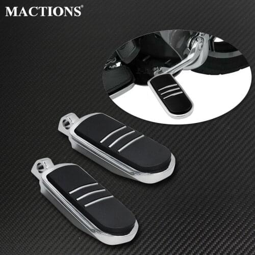 Motorcycle Streamliner Footpegs Footrest Pedal Foot Pegs For Harley V Rod VRSCA Wide Glide Sportster Softail Dyna Touring FXSB