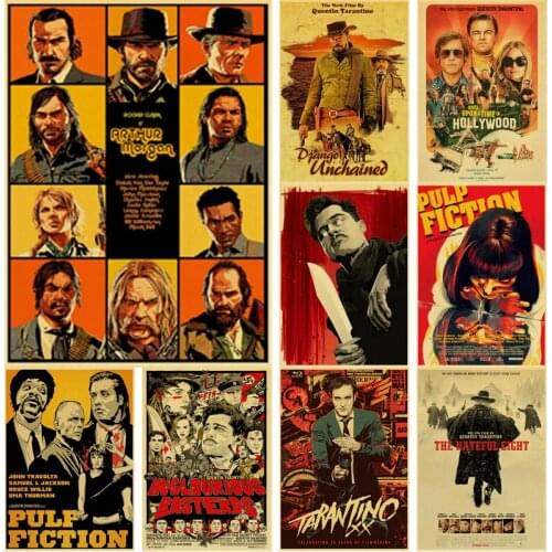 A3andA4 Classic Movie Poster Poster Kraft Paper Poster Wall Art Painting Study Living Room Picture Decoration Wall Decor