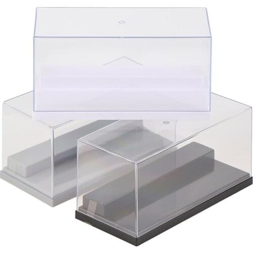 1 Pc Transperent Acrylic Display 2 Steps Case/Box Perspex ShowCase Dustproof For Model Cars Action Figures Collectibles