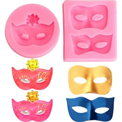 Christmas tree ball party carnival mask silicone mold decoration resin silicone DIY mold Christmas series crystal epoxy resin