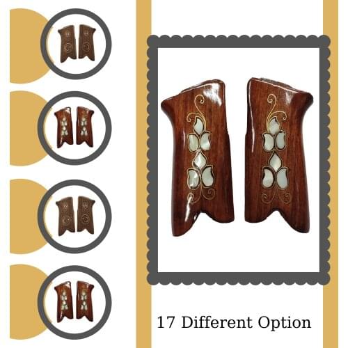 Ruger P89 Pearl Inlaid Wooden Grip Model 11