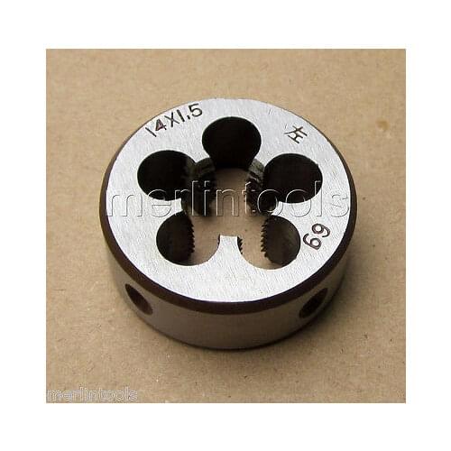 14mm x 1.5 Metric Left hand Die M14 x 1.5mm Pitch