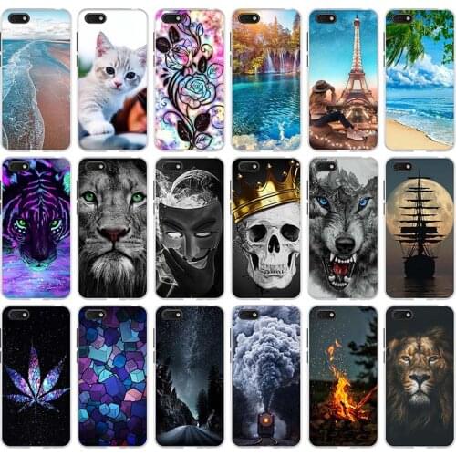 Silicone Case For Huawei Honor 7A Case 5.45" Soft TPU Phone Cases on Huawei Honor 7A 7 A DUA-L22 Russian Back Cover Coque bumper