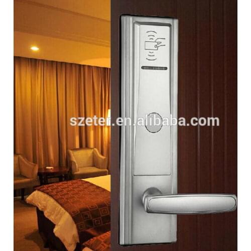 Discount Electronic Smart Zinc Alloy Digi Lock Hotel AND Card Electronic lock for hotel door ET821RF