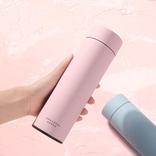 Thermos Cup Vacuum Flask Water Bottle Mug Thermos Coffee Travel Mug Thermo Bottle 500ml Kubek Termiczny Stainless Tumber 50T088