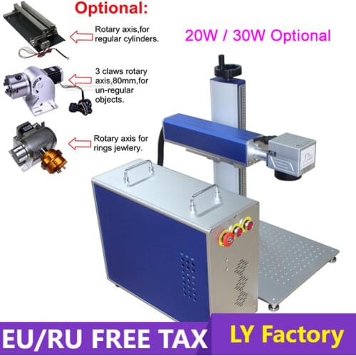 Master Oscillator Power-Amplifier CNC Fiber Laser Nameplate Color Marking Machine 20W 30W Impulse Frequency 2000KHz