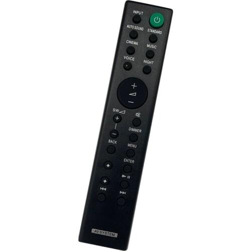 New Replacement Remote Control For Sony HT-S500RF HT-S700RF Soundbar System
