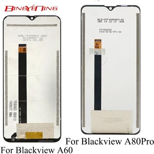 For Blackview A80 Pro Touch Screen LCD Display + Frame Assembly Replacement For Blackview A80 PLus Android 10.0 Phone