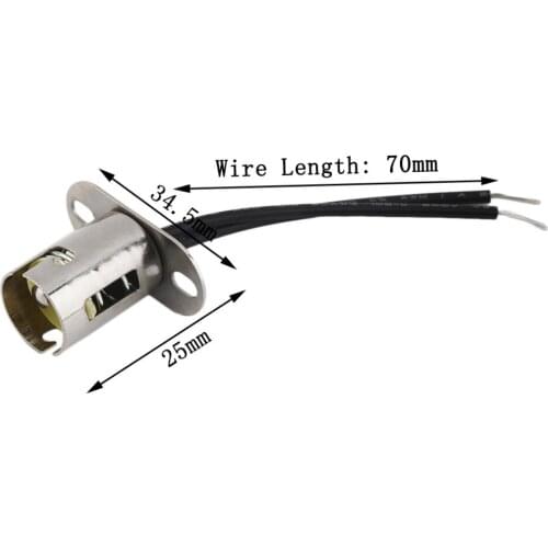 1pcs 1157 BAY15D LED Light Bulb Socket Holder With Wire Connector for Car Truck